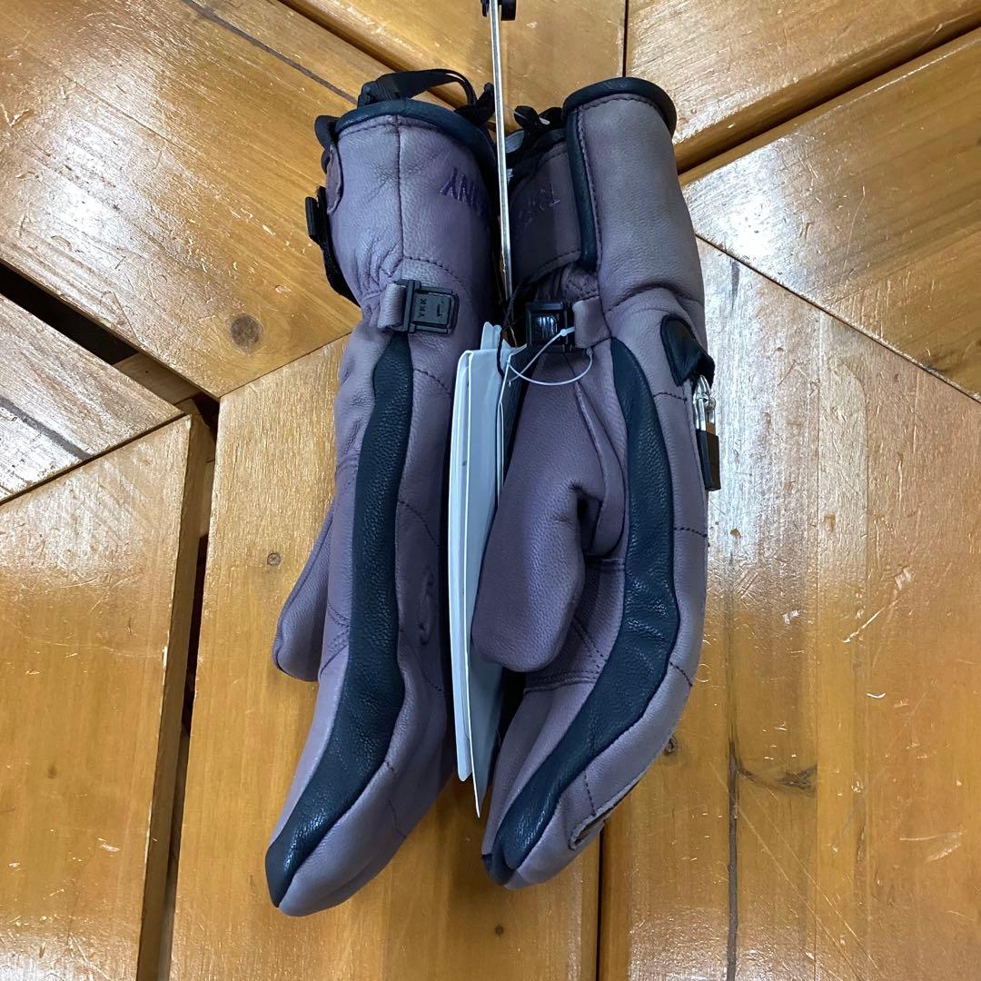 【日焼けあり】　グローブ　レザー　SWANY　レディース　スノーボード　S