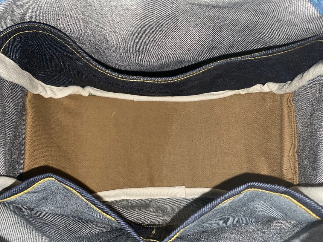 ☆岡山デニム☆ステンシル☆トラネコ☆リュック対応☆4wayボストンバッグ