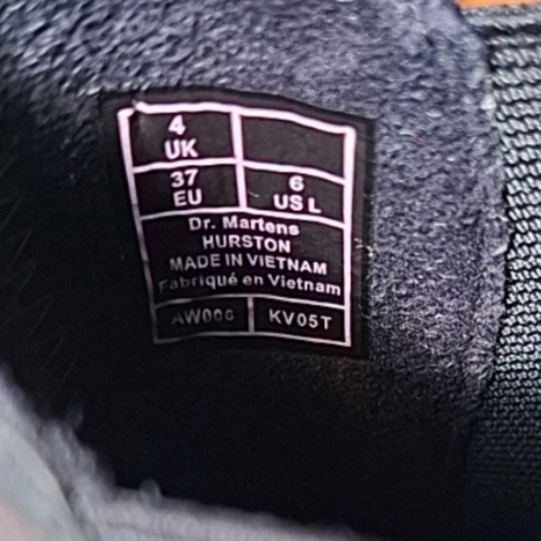 未使用級【23.5】ドクターマーチン ハーストン サイドゴアブーツ 厚底 黒