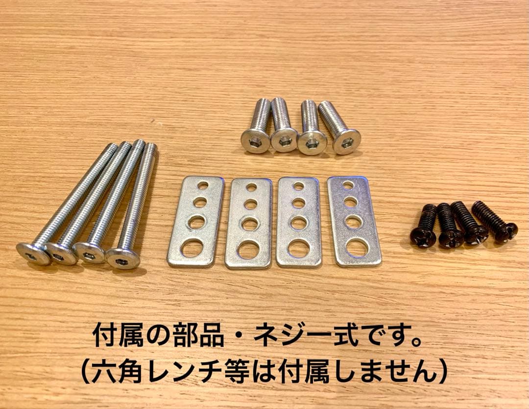 天然木×ホワイト 自立式テレビスタンド 棚板付き 高さ調整可能