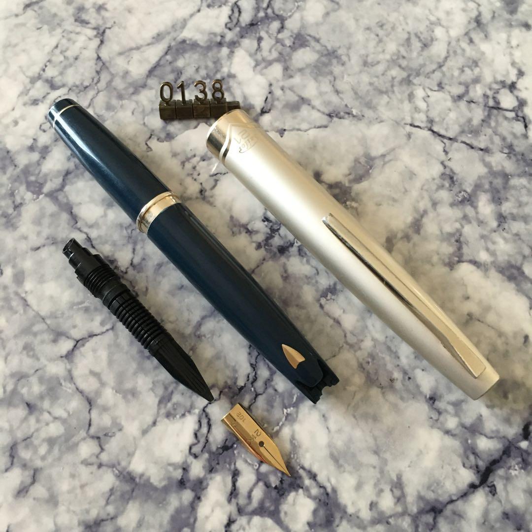 #0138 オーバーホール済み 万年筆 SAILOR ショート21k