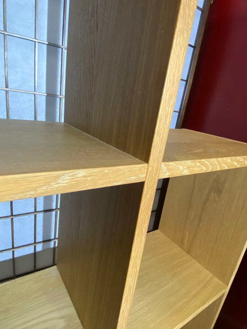 ✨大人気✨無印良品　スタッキングシェルフ　オーク3段+追加2段