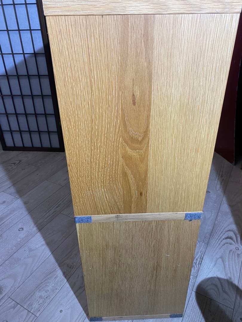 ✨大人気✨無印良品　スタッキングシェルフ　オーク3段+追加2段