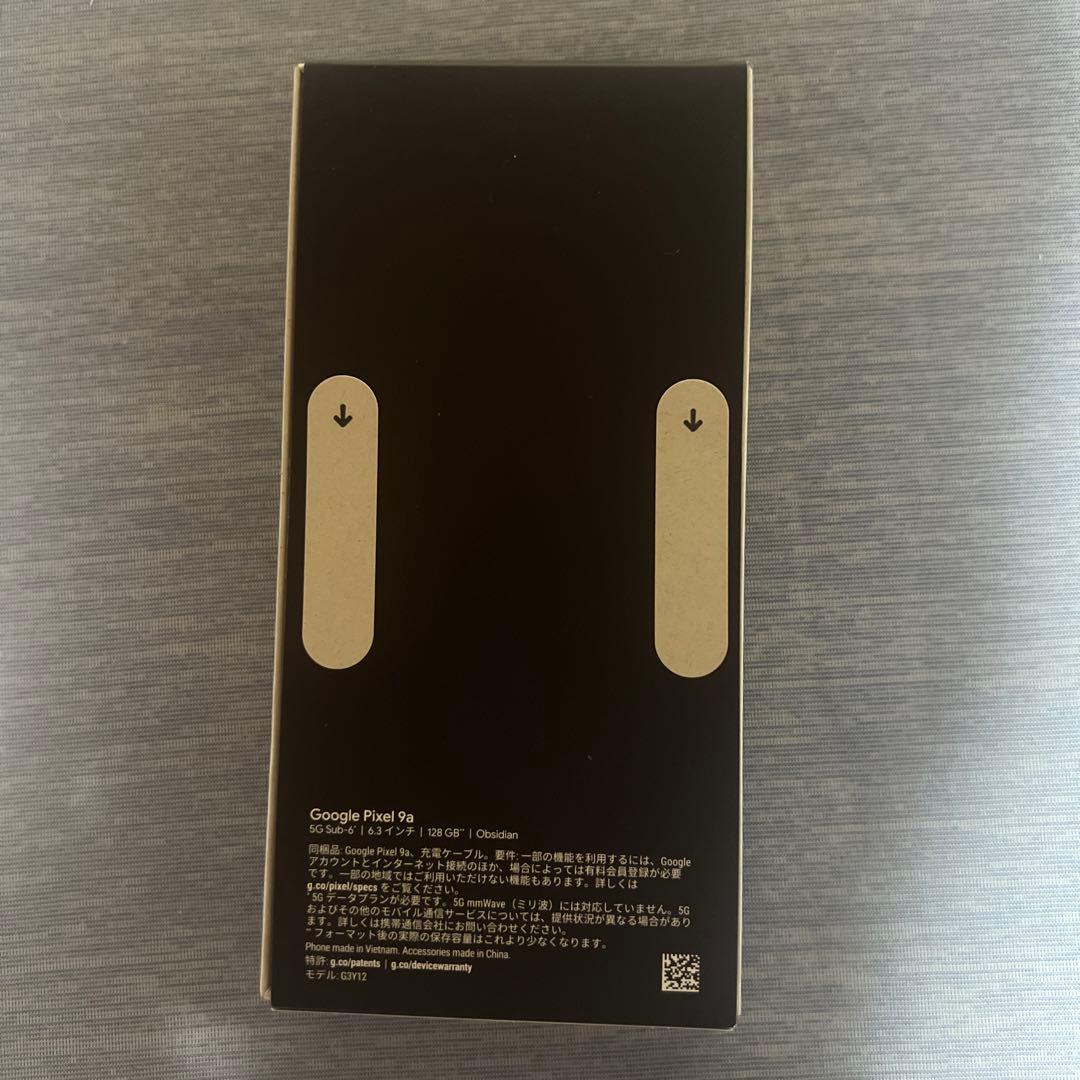新品未開封Google Pixel 9a Obsidian 128