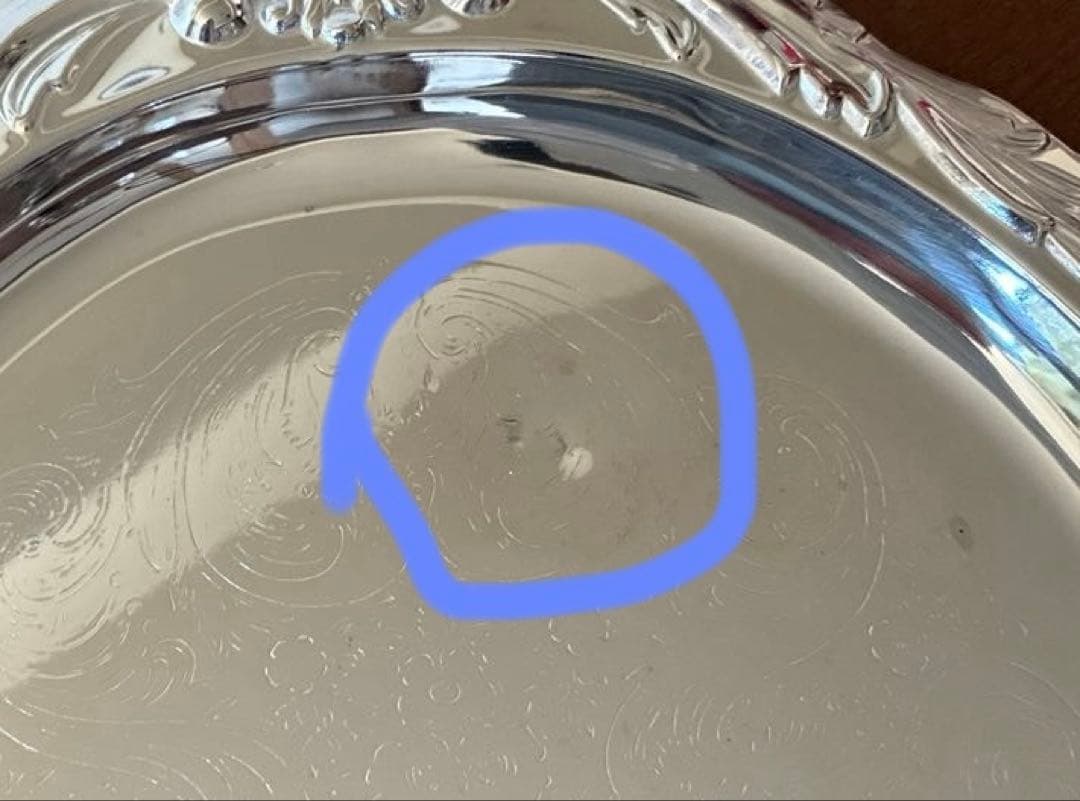 早川シルバー　ローズコーヒーセット　未使用　(トレイにワケあり)