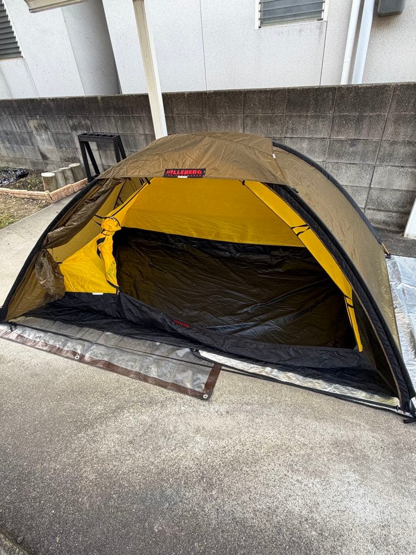 正規品　ヒルバーグ　ウナ　サンドカラー　純正フットプリント付き