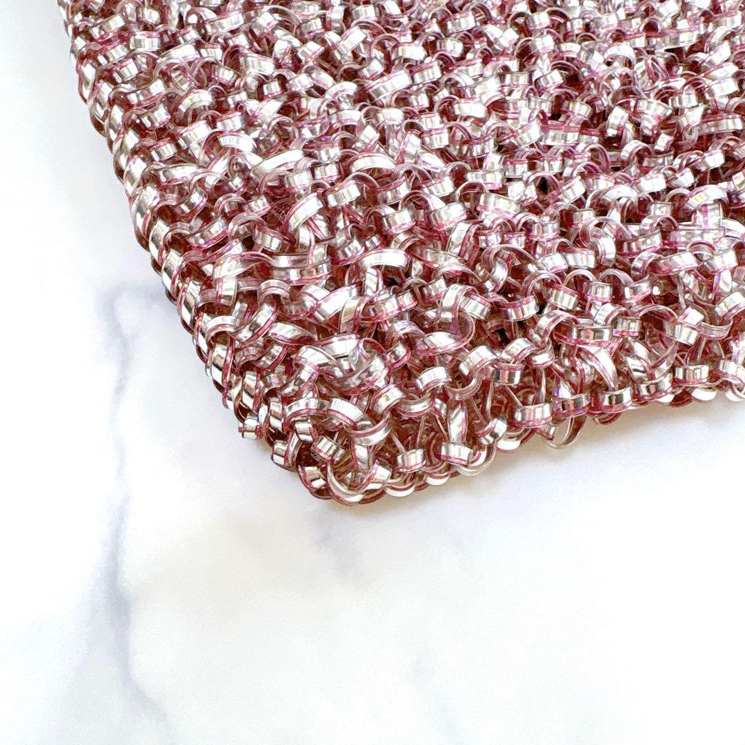 【美品】希少 廃盤カラー アンテプリマ スクエア ミディアム ピンクシルバー