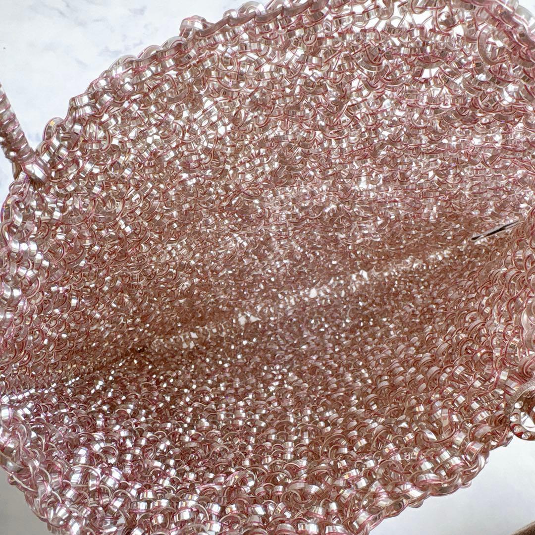 【美品】希少 廃盤カラー アンテプリマ スクエア ミディアム ピンクシルバー