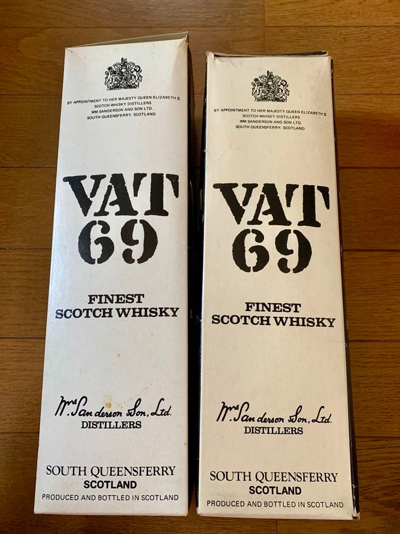 さ*ぴ様 VAT 69 スコッチウイスキー 2本セット未開け