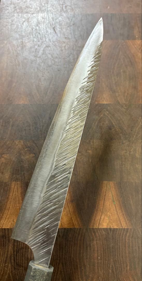 黒崎優　風神　SG2筋引　包丁 240mm 粉末ハイス　スタビライズドウッド柄