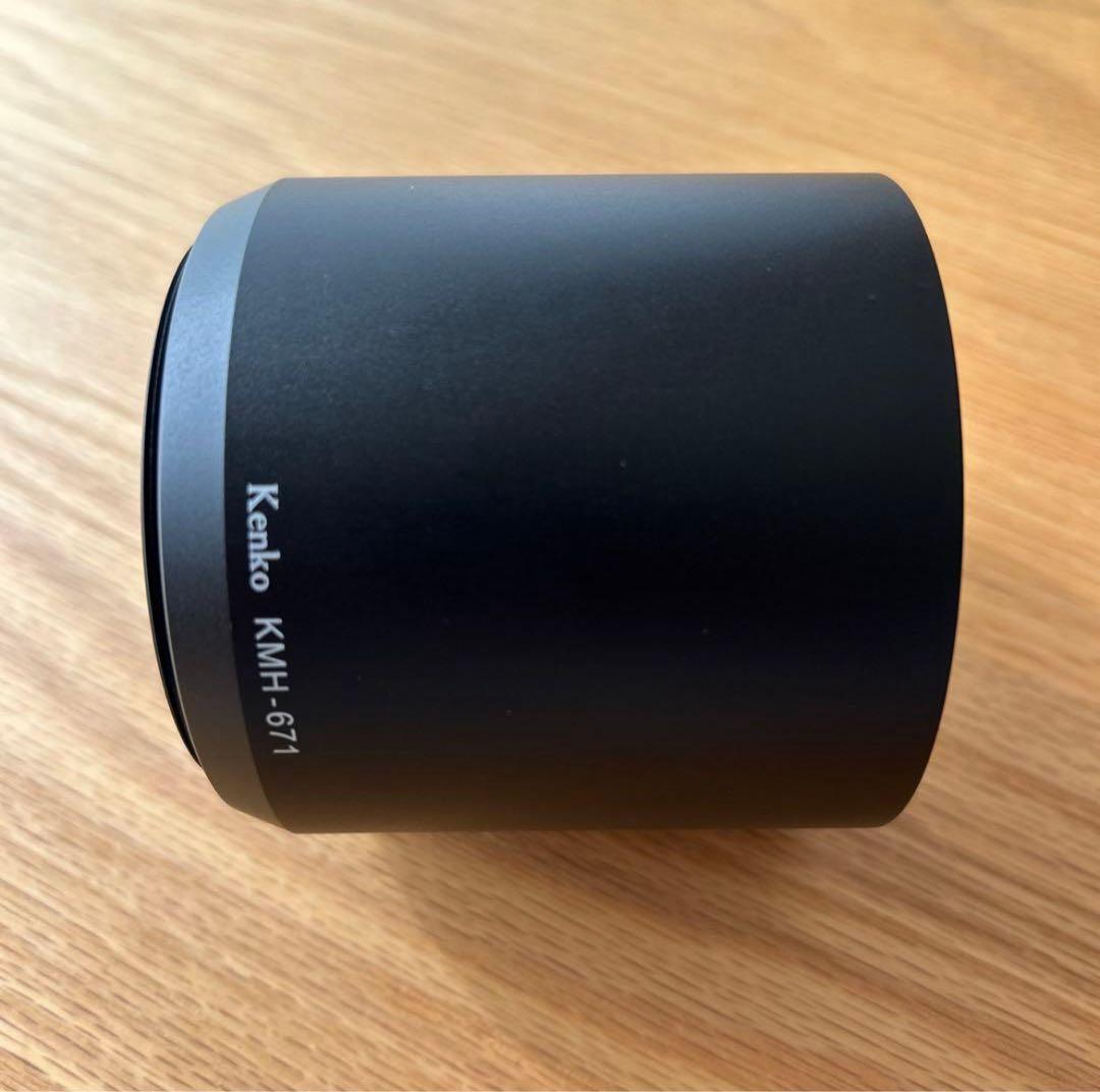 ケンコー ミラーレンズ 400mm F8 キヤノンEF フード付