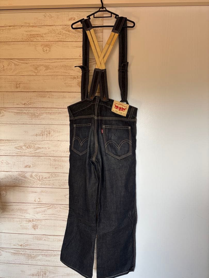 レア LEVI'S 703 サスペンダー付 デニム W36 リーバイス