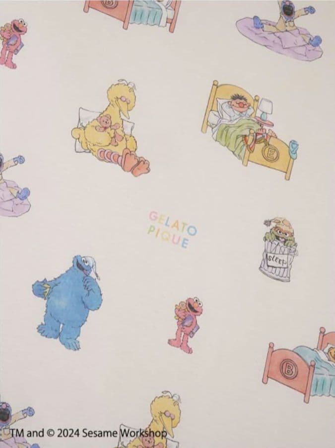 gelato pique SESAME STREET シングル 3点セット
