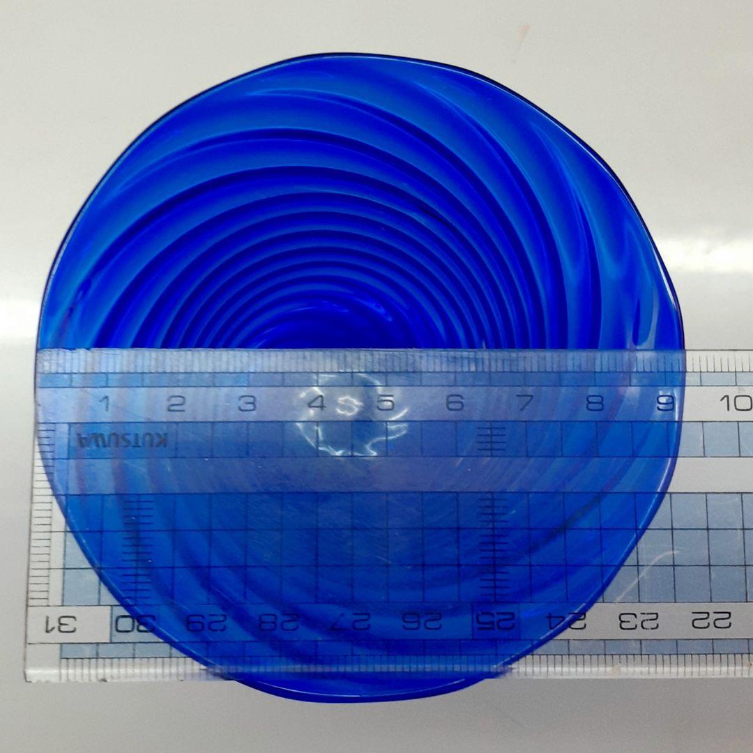 MURANO ムラノ 金彩 ブルー ゴブレット グラス