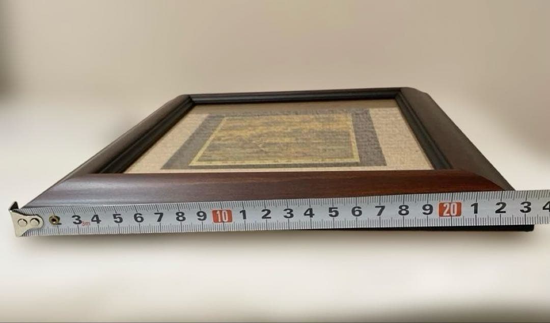 純金粉使用画 八駿圓 国立故宮博物院 台湾 風景画 木製額 新品