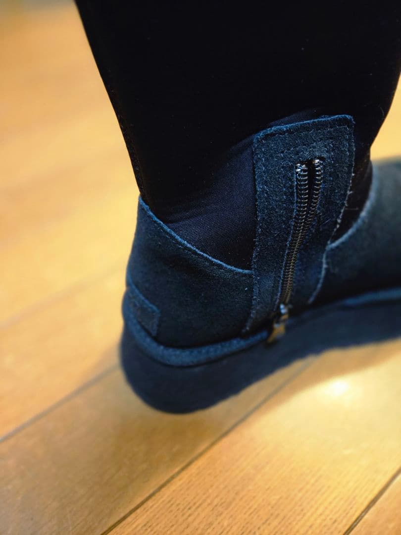 UGG ブラック　クラシックディッパー厚底 ムートンブーツ☆入手困難！サイズ7