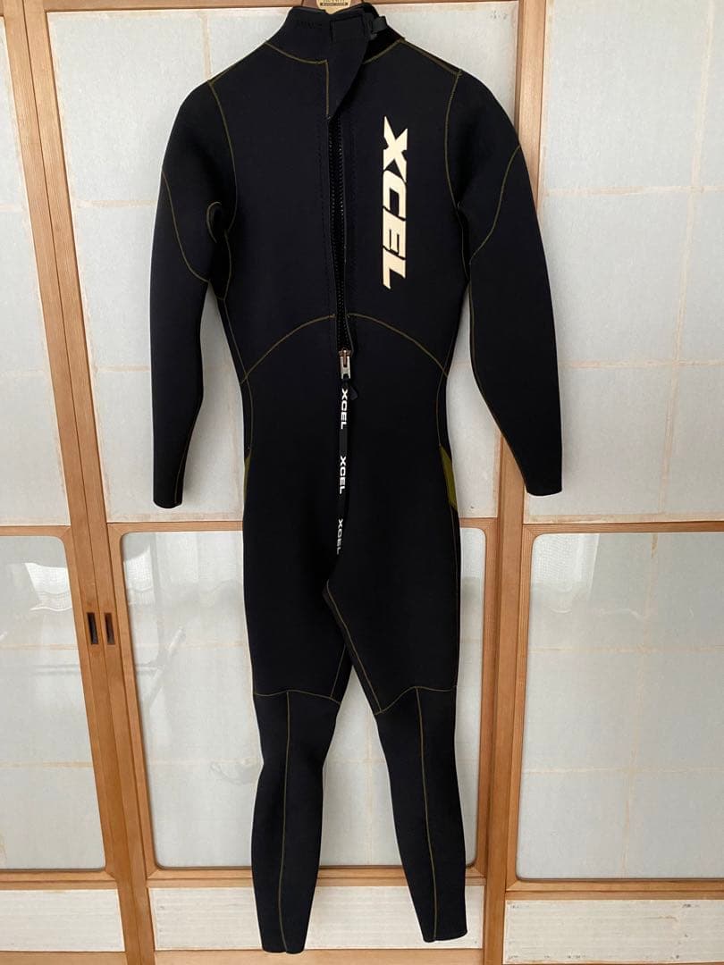 （美品）★X celサイズL（b）★ウェットスーツ(^^)3ミリフル
