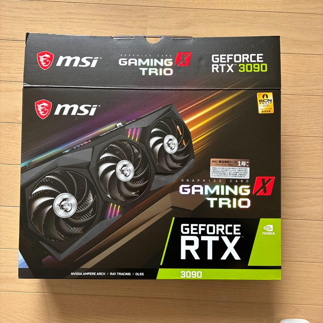 MSI RTX 3090 ヒートシンク　ファン　バックプレート　LED