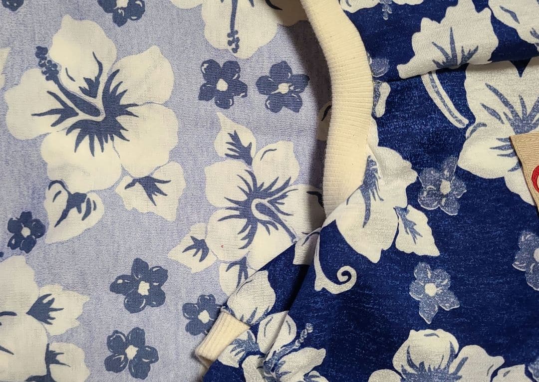 半袖、半パンツロンパース☆彡アロハ柄