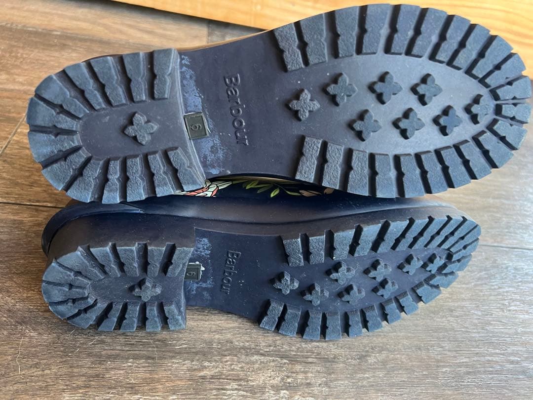 Barbour バブアー　サイドゴア ショートレインブーツ UK:6