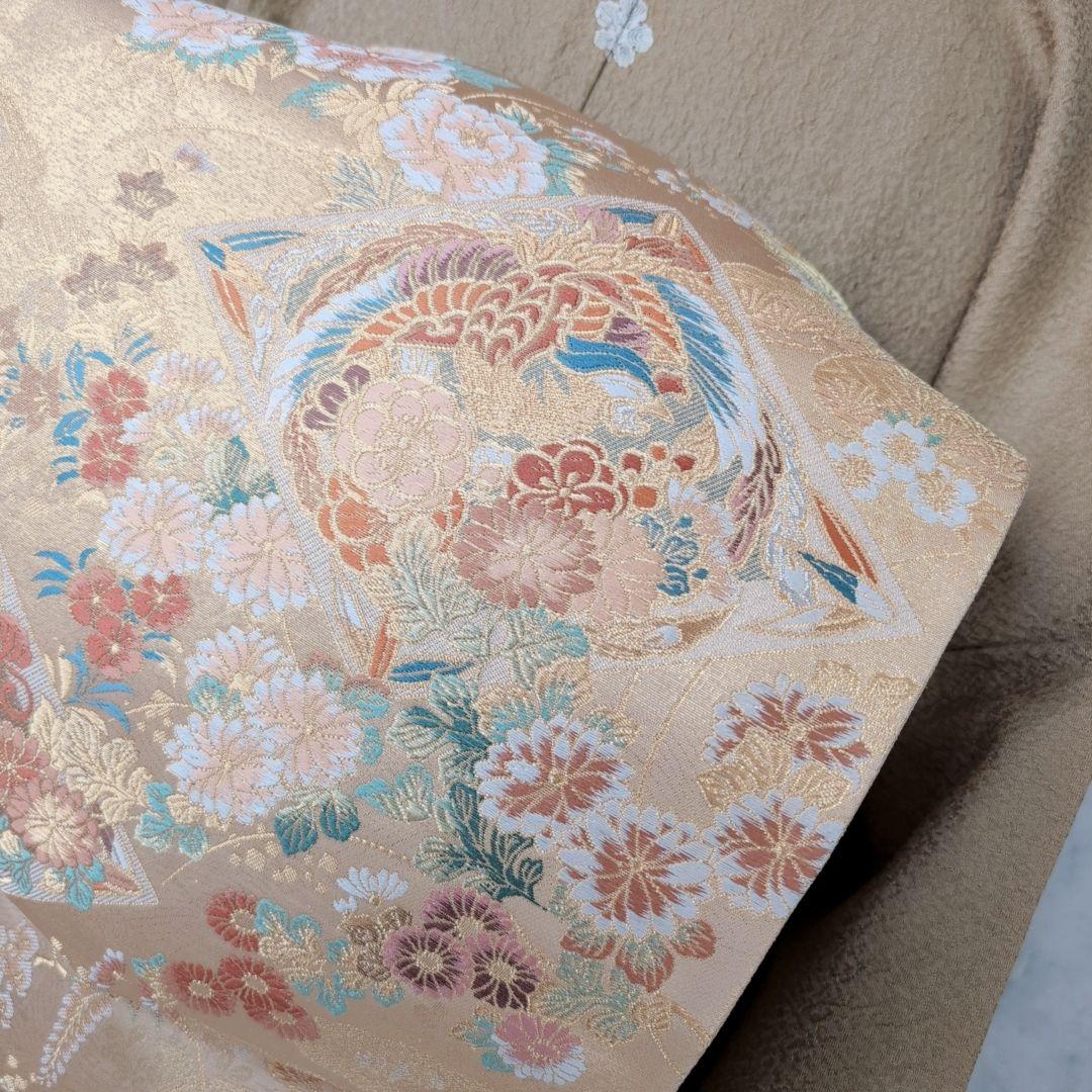 色無地　着物　フルセット　正絹　シンプル　着物美品　D2