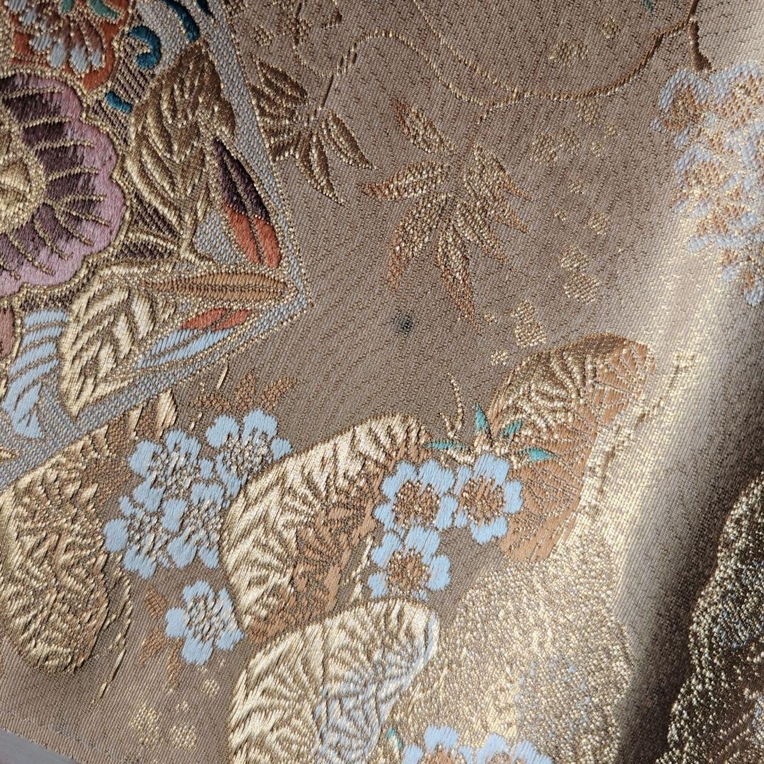 色無地　着物　フルセット　正絹　シンプル　着物美品　D2