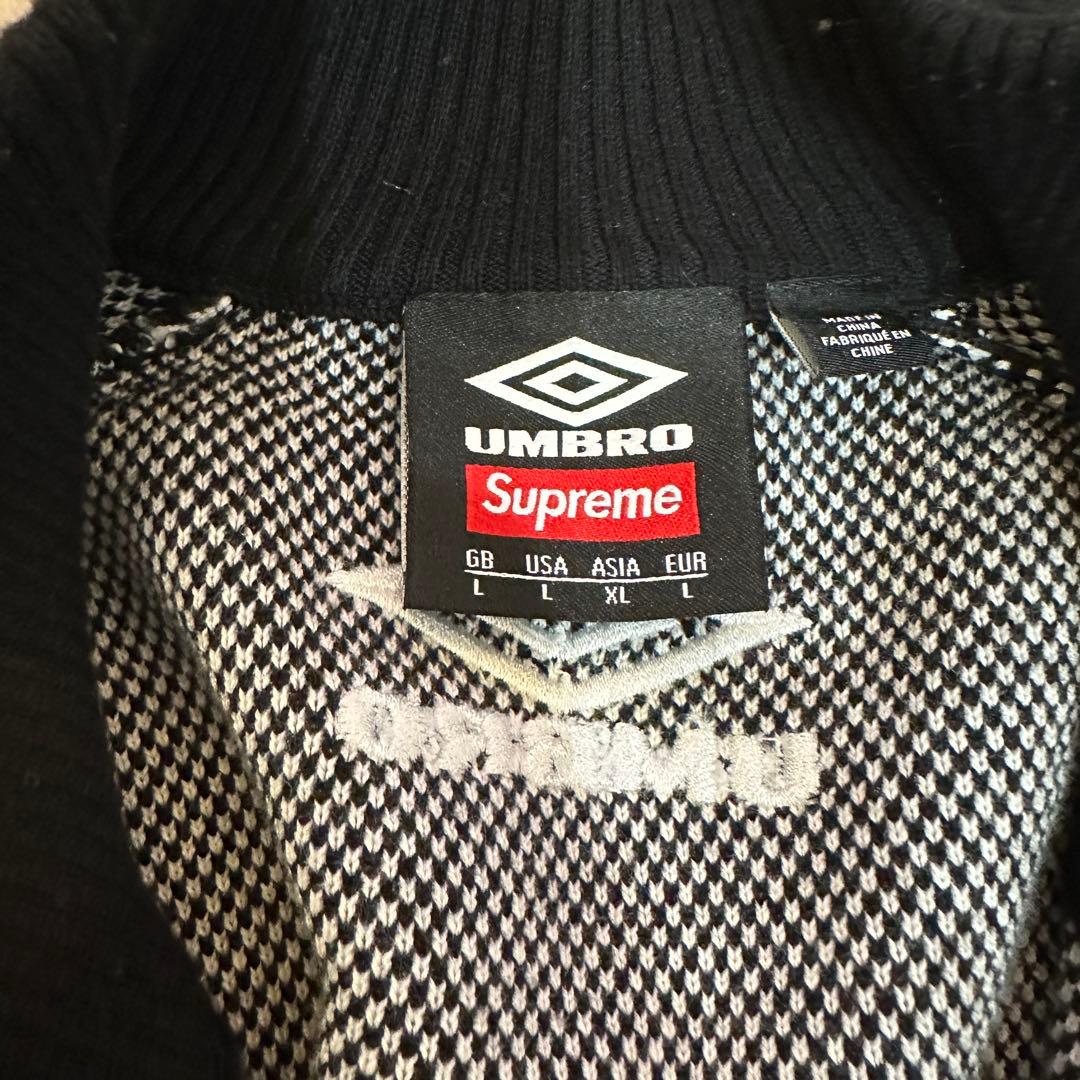 あ*様 Supreme Umbro Zip Up Sweater Lサイズ 美品