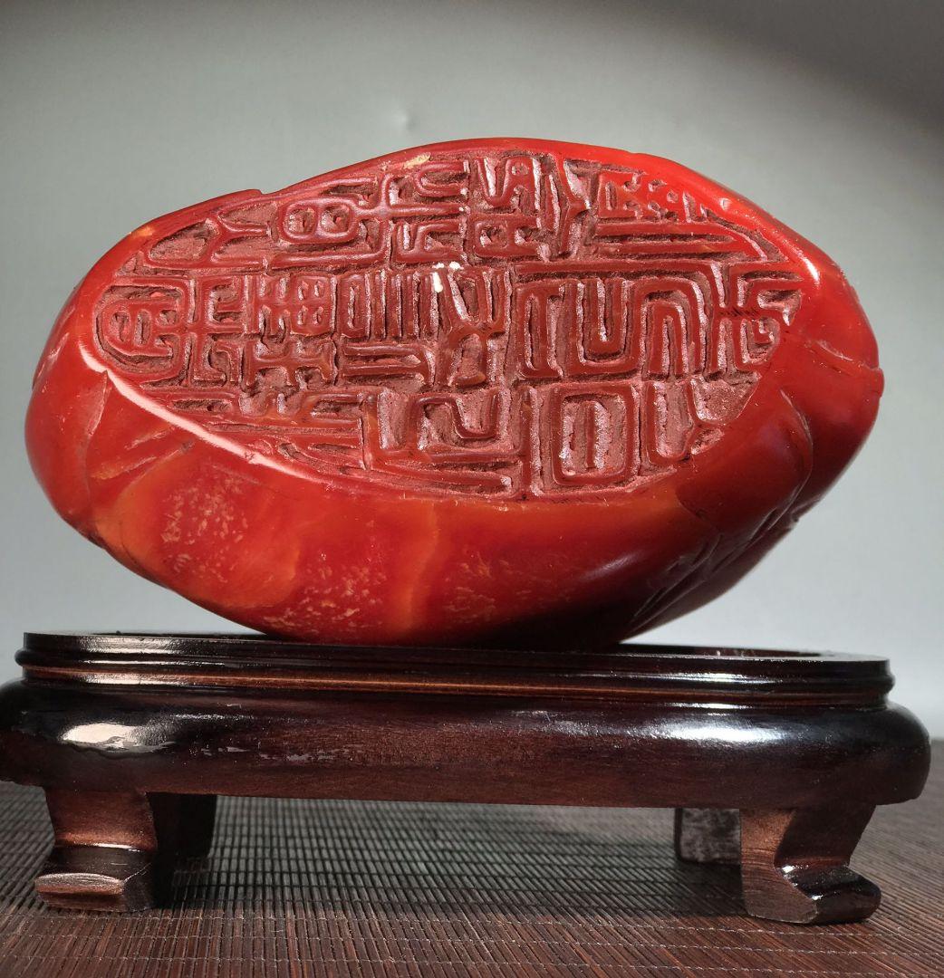 極品 中国 職人手作り 彫刻する 印鑑 置物