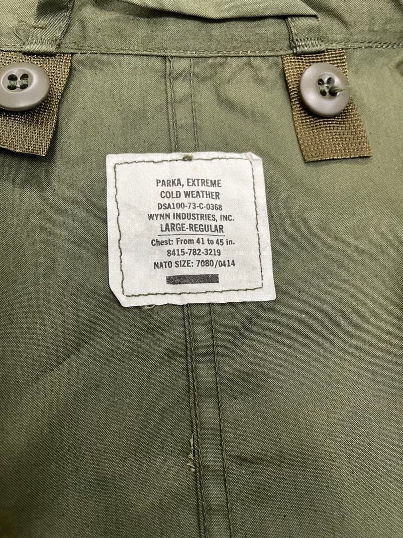 DEAD STOCK 米軍実物 70s M65 フィッシュテール フルセット L