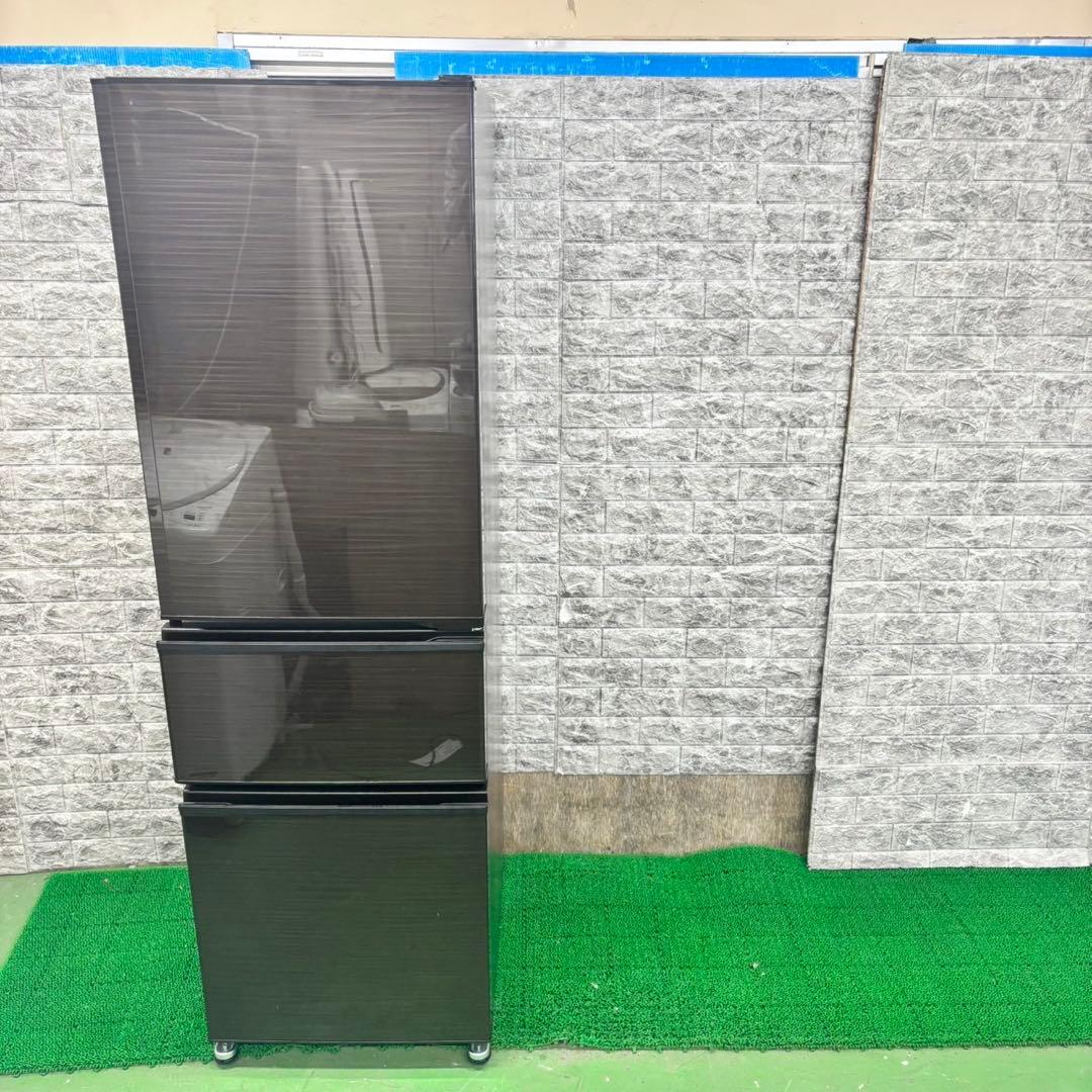 503 三菱　大型冷蔵庫　300L 以上　小型　家庭用　自動製氷　ブラウンカラー