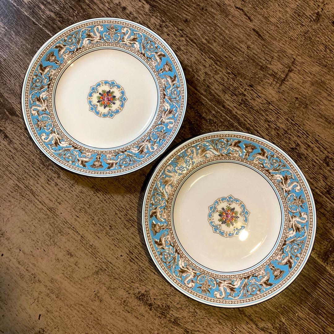 フロレンティーンプレート20.5cm 2枚★未使用自宅保管