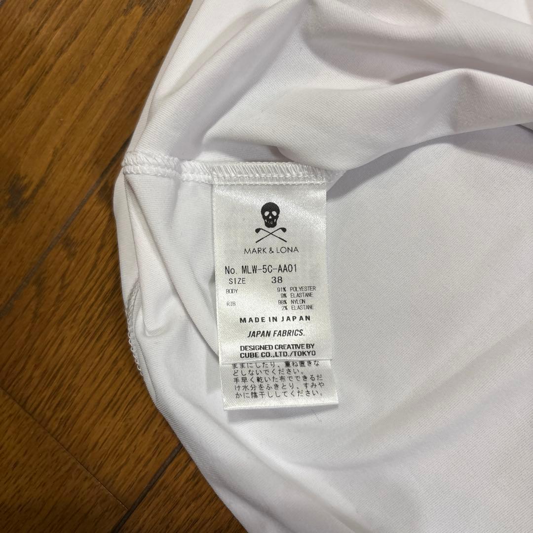 mark&lona レディース ゴルフシャツ ホワイト 新品未使用