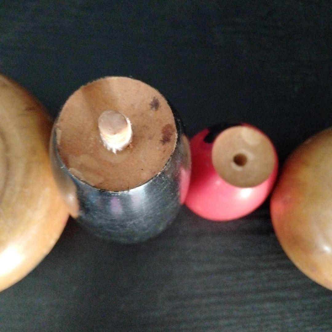 木製こけし 大小2体セット