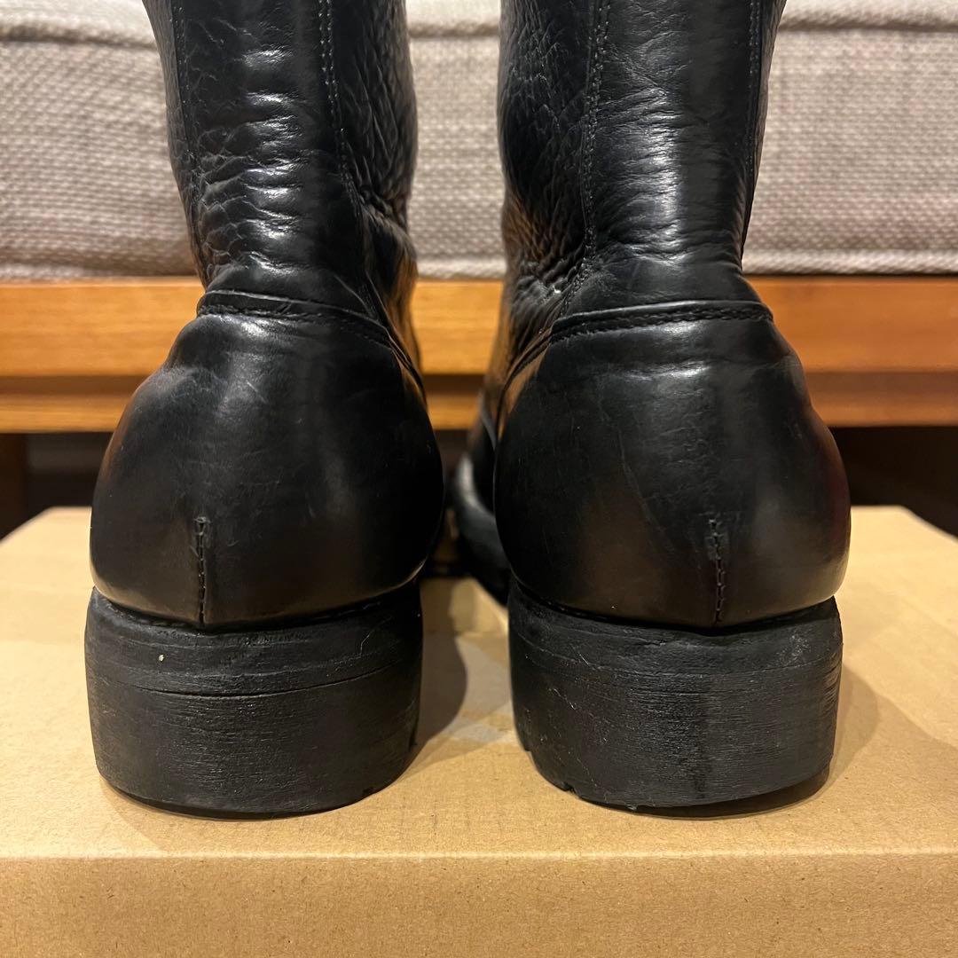 s*i様 GUIDI フロントジップブーツ センタージップ グイディ ブーツ