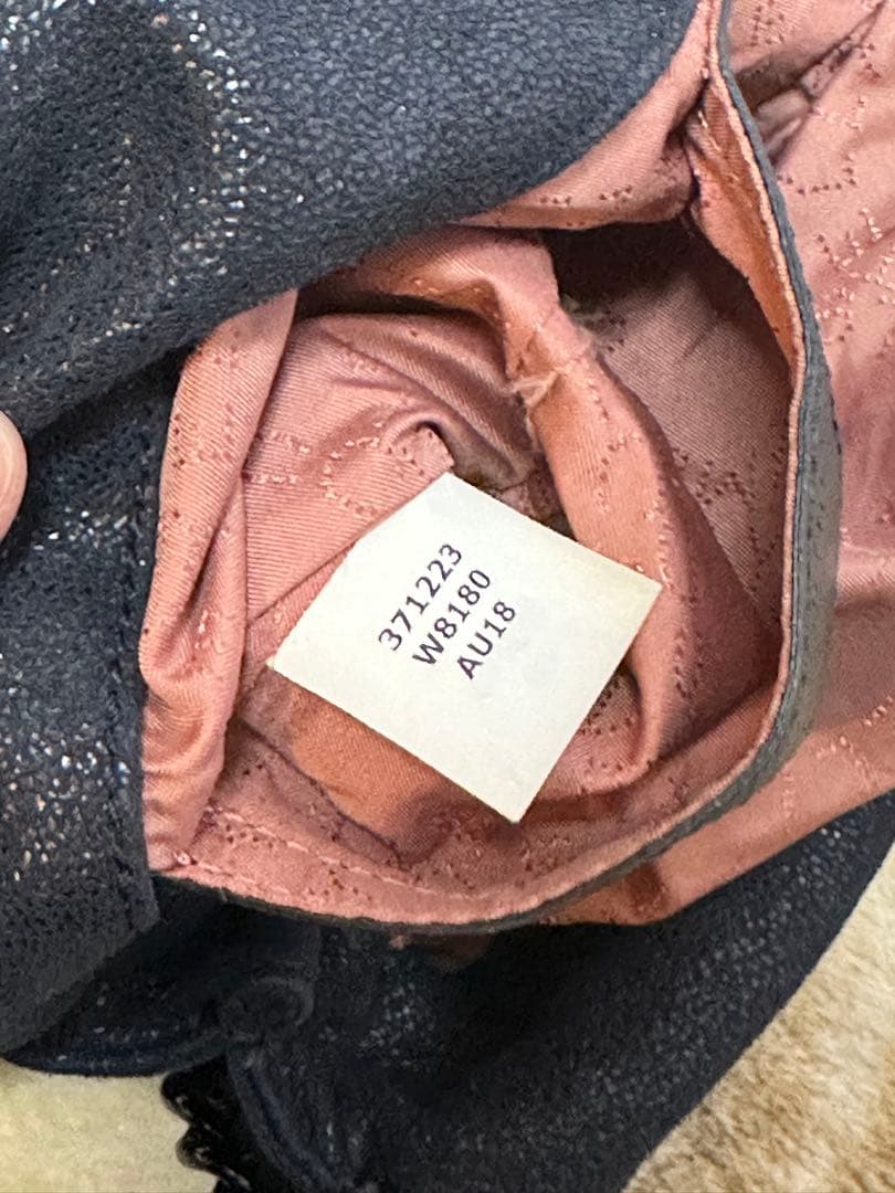 【ステラマッカートニー】ファラベラ ミニ チェーンバッグ ネイビー