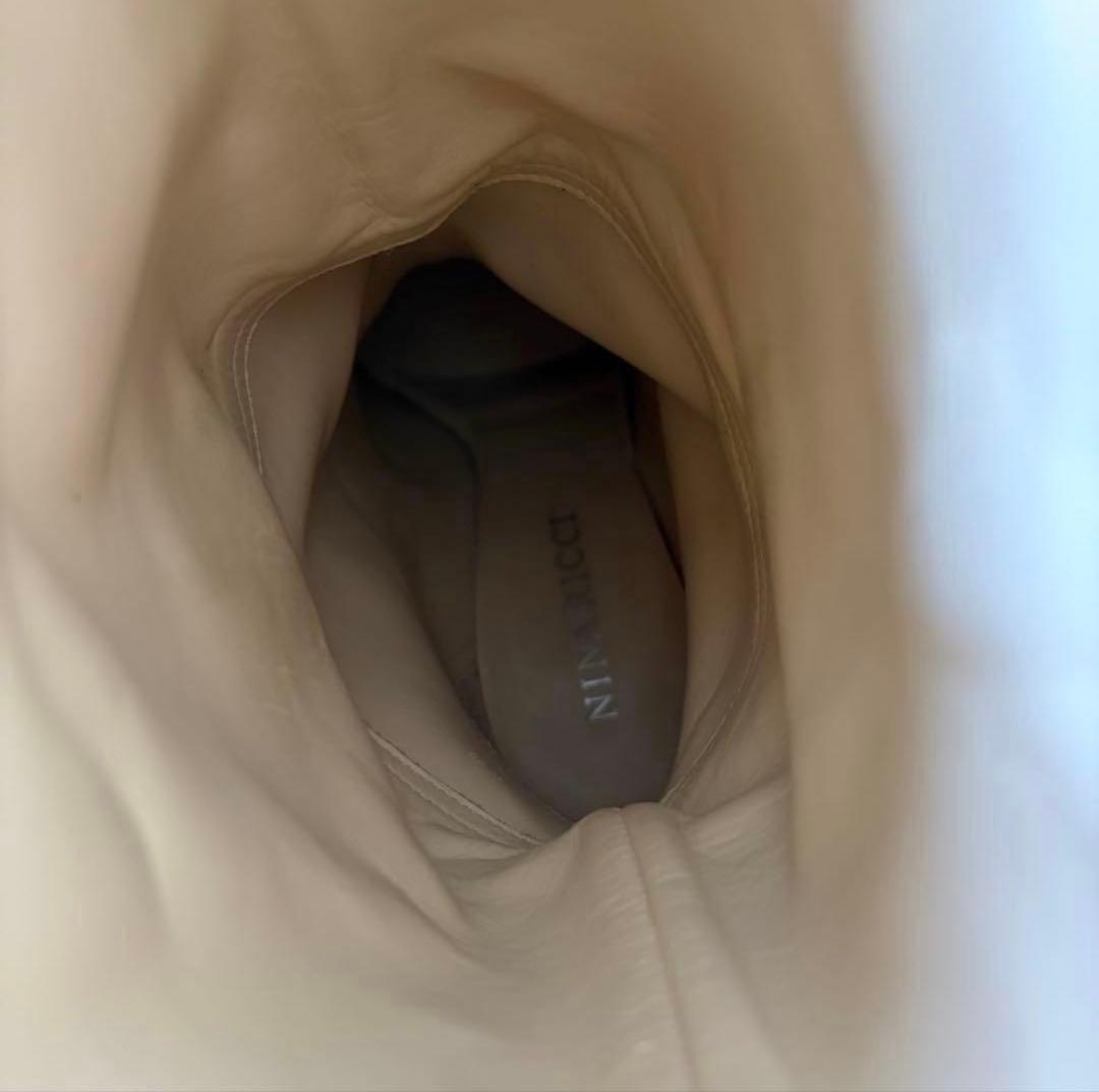 NINARICCI ニナリッチ ウエスタン ブーツ ピンヒール レザー 本革