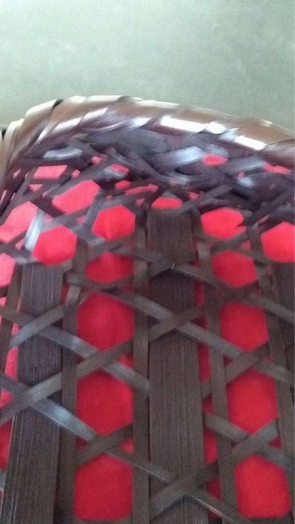 竹細工　花籠　花器　華道　竹籠　古民具　古道具　茶道具