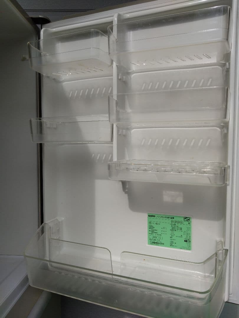 値下げ!取扱説明書有 SANYO サンヨー 冷蔵庫 冷凍冷蔵庫 355L 4ドア