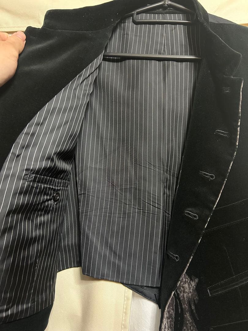 ヨウジヤマモト プールオム 22aw 綾織別珍染ベスト