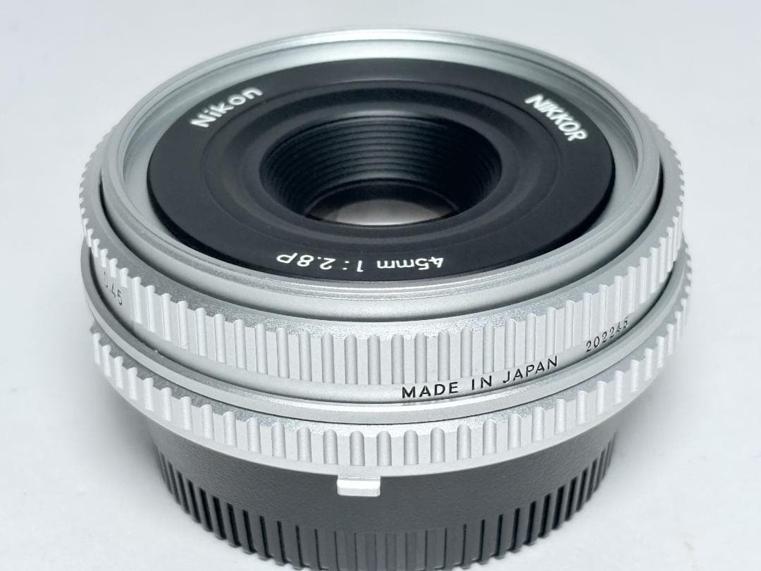 新品級 ニコン Ai-S NIKKOR 45mm F2.8 P シルバー