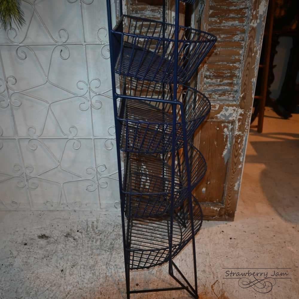 L3710-30-1 ヴィンテージ ベジタブルラック 収納 ワイヤーバスケット