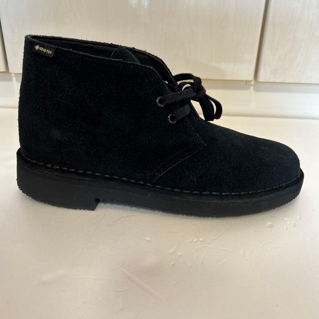 クラークス　デザートブーツ GORE-TEX ブラックスエード