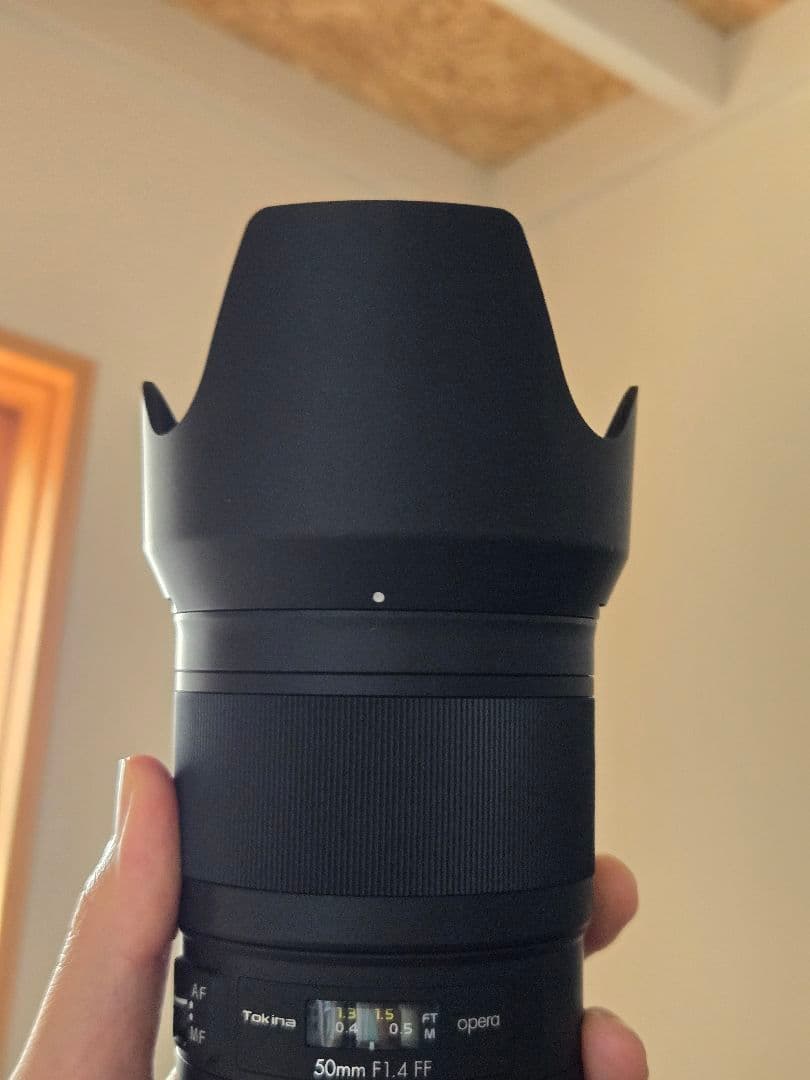 【高級フィルタ付】Tokina Opera 50mm F1.4 EFマウント用