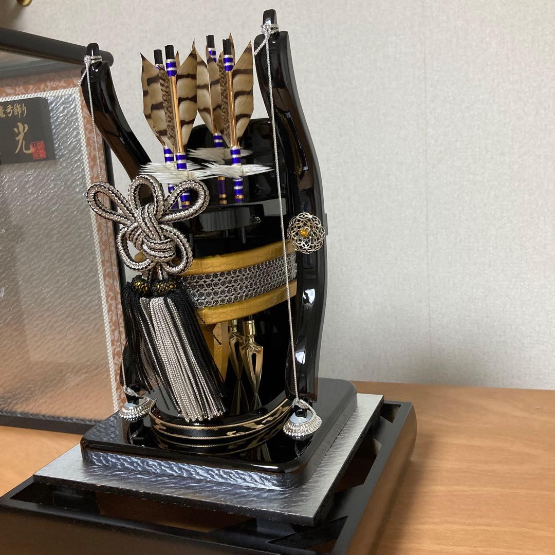 破魔弓飾り １０号 銀光 お正月飾り