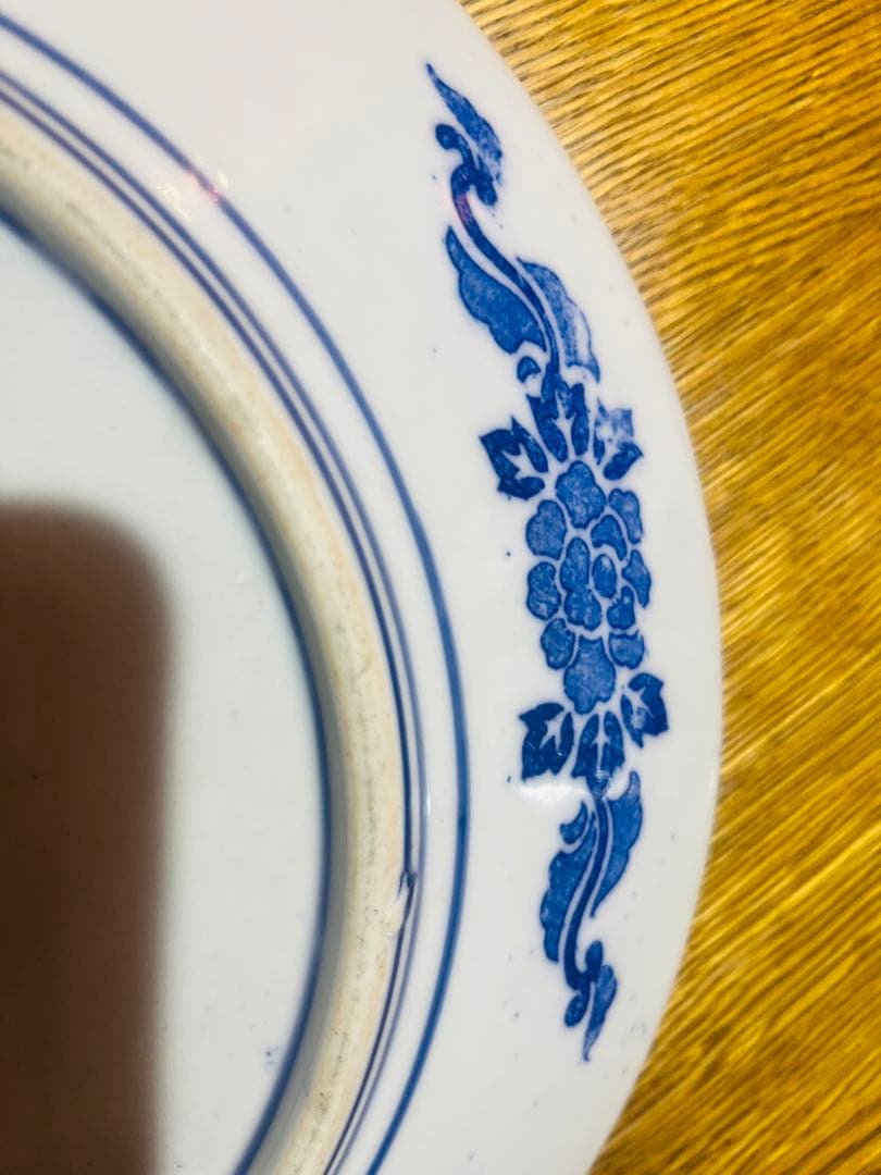 花鳥絵の大皿⭐︎古伊万里