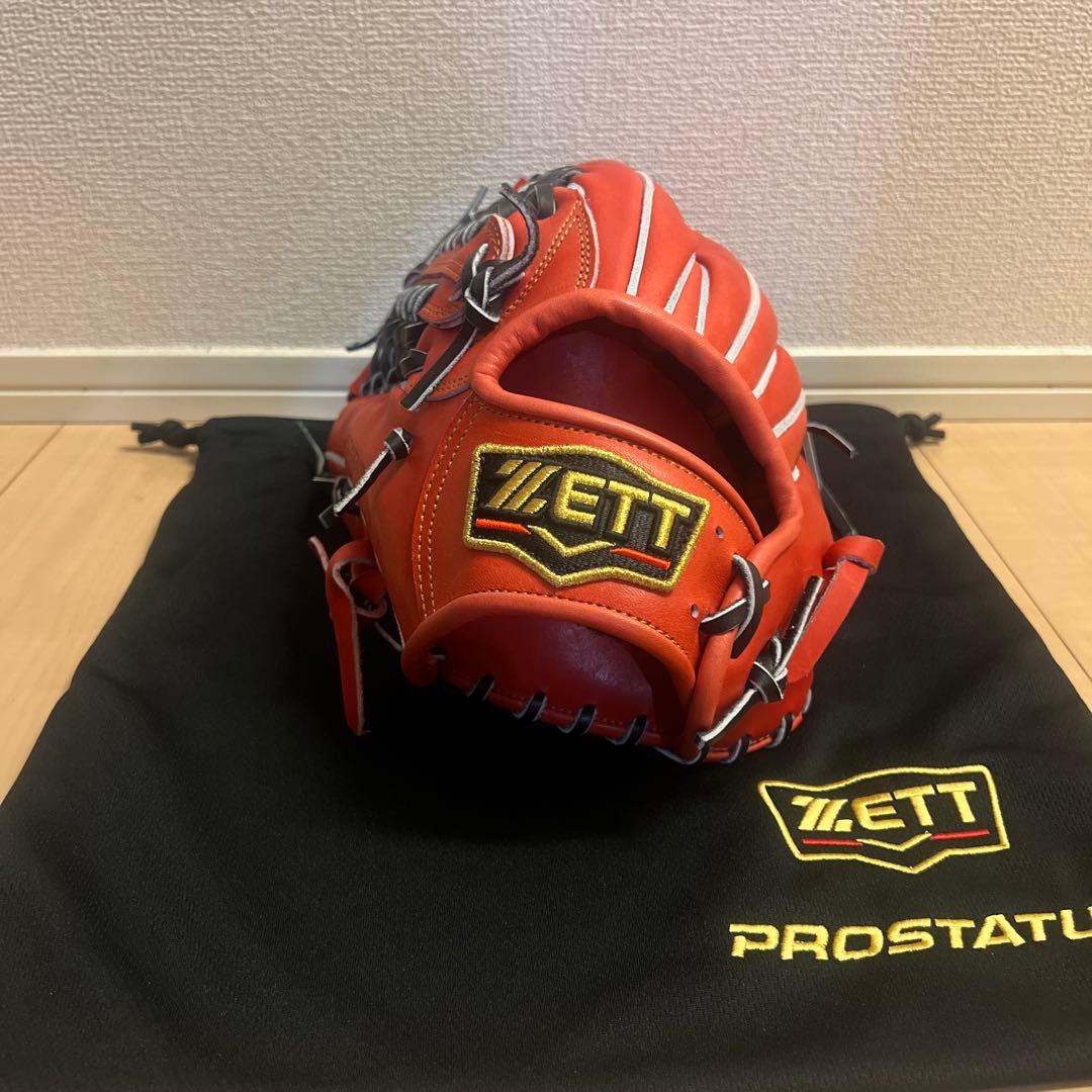 【35%オフ】新品未使用　ZETT PROSTATUS 硬式　グローブ　外野　左
