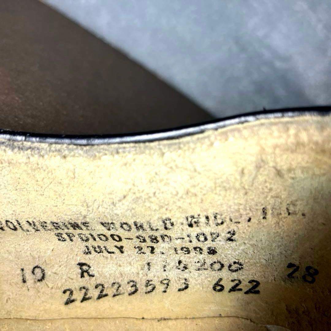 U.S.NAVYサービスシューズ　WOLVERINE 製90's 28㎝　10