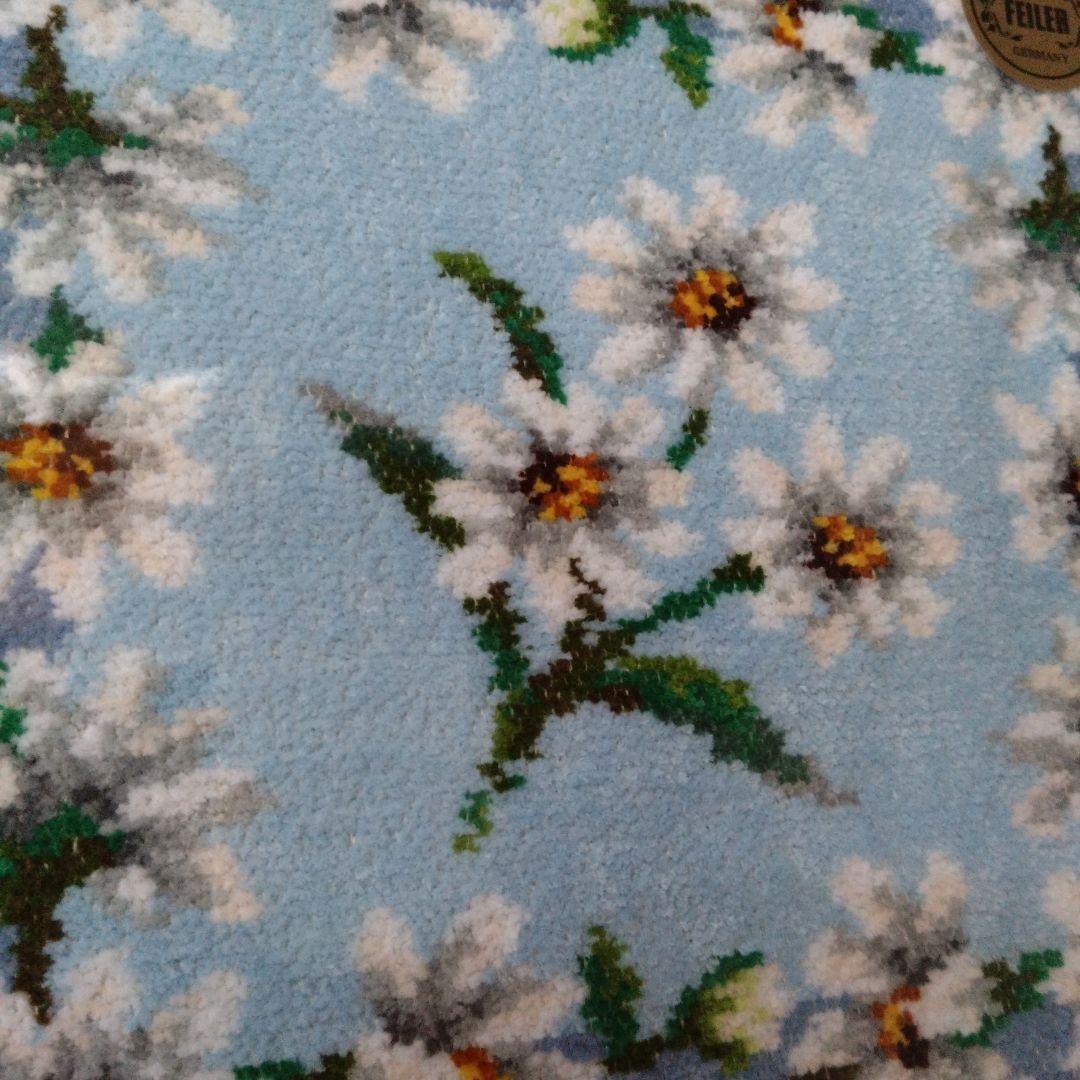 FEILER　フェイラー　ハンカチ　ホワイトマーガレット　リトルツインスター