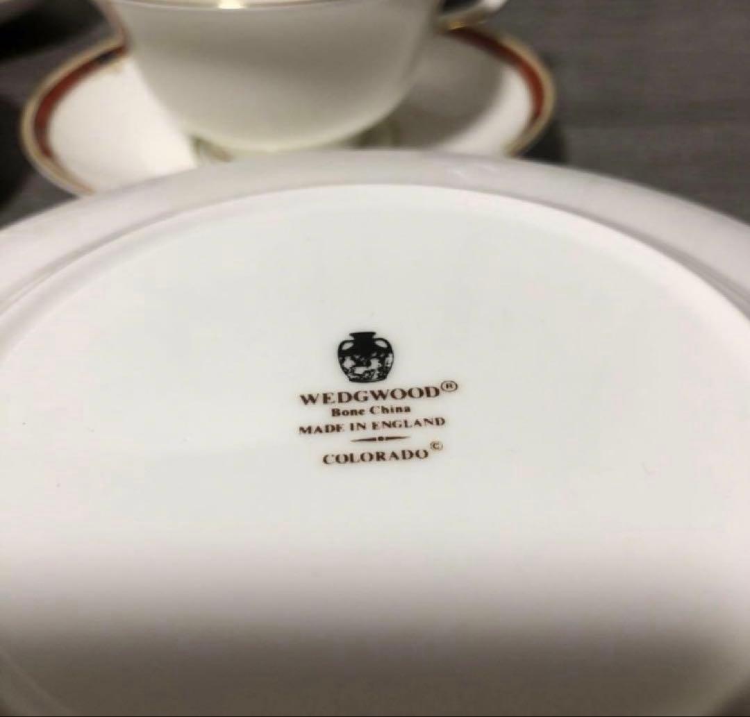 ウェッジウッド コロラド カップ ソーサー プレート