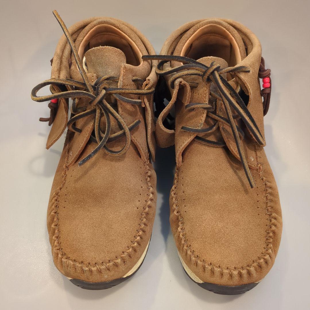 visvim ブラウン スエード モカシン靴 ブラウン US9